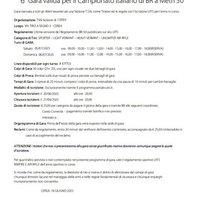 6° Prova Campionato Nazionale BR50 a CEREA