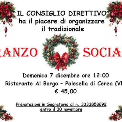 NATALE 2025 - PRANZO SOCIALE
